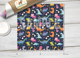 Kids Dinosaurs Patterned Adhesive Vinyl 923